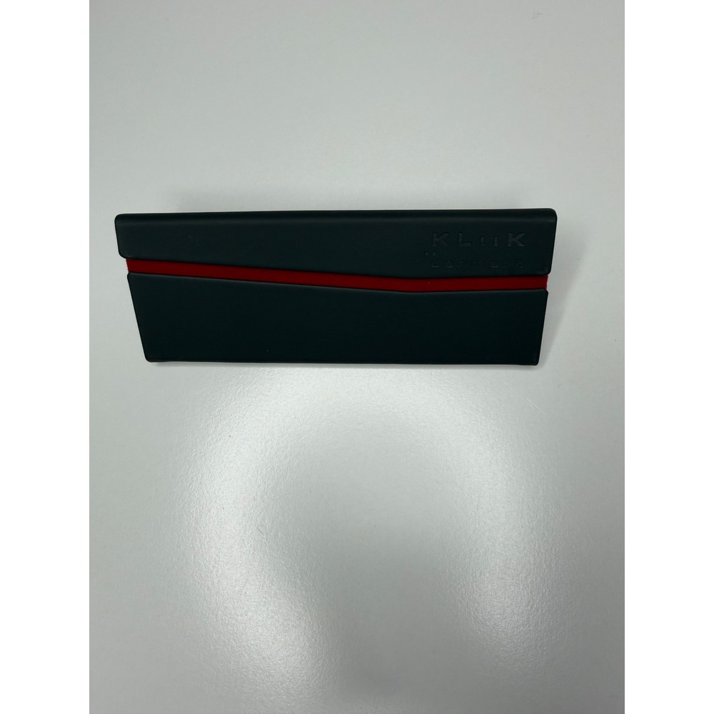 KLiiK Denmark Eyeglass Sunglasses Case Only Black Red Fold Magnetic Replacement